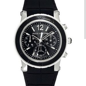 🆕Juicy Couture🎀🐰 Black rubber strap Watch